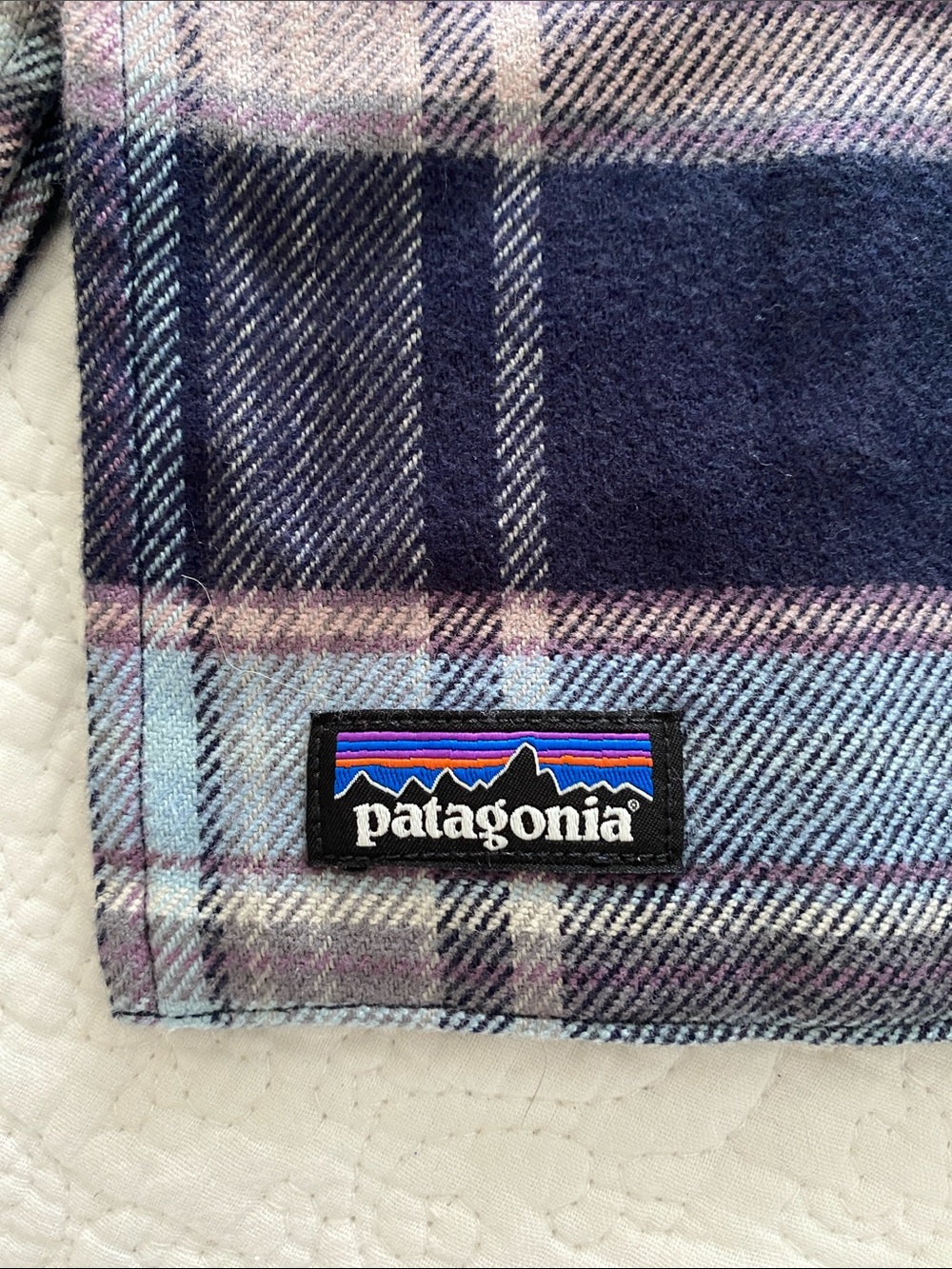 Patagonia Fjord Flannel Patchwork made of 100% organic cotton - Picture 3 of 6